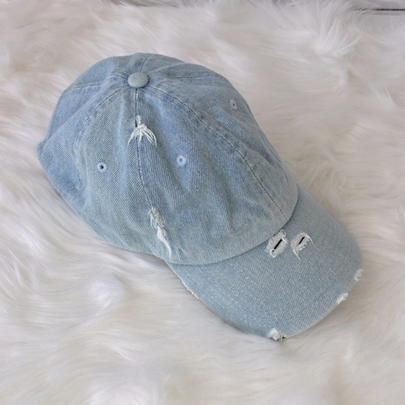 Vintage Washed Distressed Baseball Cap - Picture 6 of 9